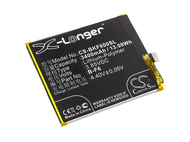 Battery for Vivo B-F6 BBK NEX Nex Dual Display V1821 VIVO CS-BKF600SL 3.85V