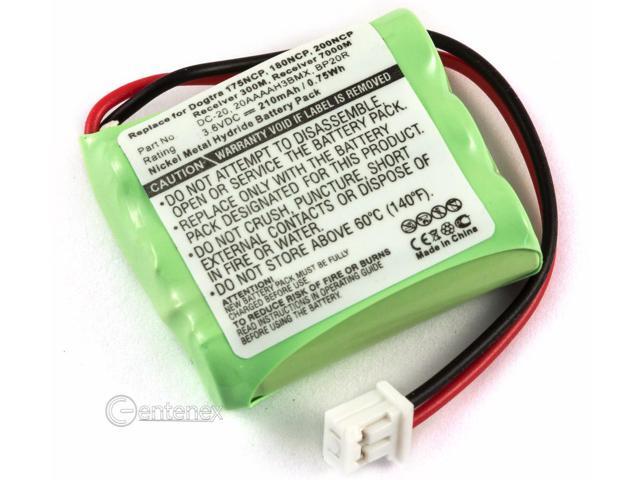 Battery for Dogtra YS-500 280NCP 300M 200NCP 302M 7000M 7002M 202NCP DC-20 BP20R Dog Collar Receiver