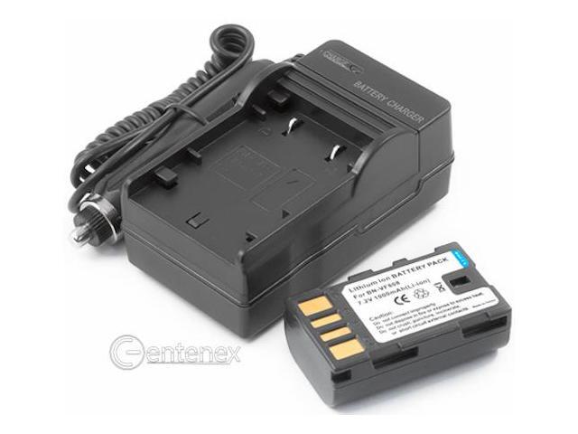 Battery + Charger Combo for JVC BN-VF808 GZ-MS120 GZ-HD7 GZ-HD7US GZ-HM200 GZ-MG330 GZ-MG630 GZHD