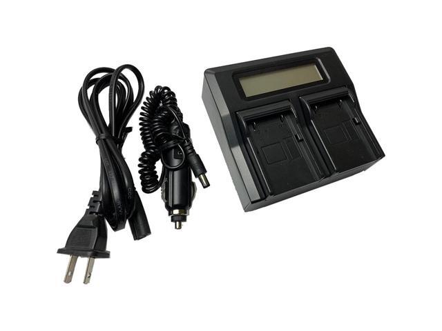 LCD Dual Rapid Battery Charger for Leica GEB221 GEB211 ATB-211 ATB-221 ATX900