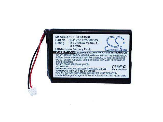 Battery for Baracoda B25000001 BD1227 B40160100 BRR-L RoadRunners BRRFS BRR-FS