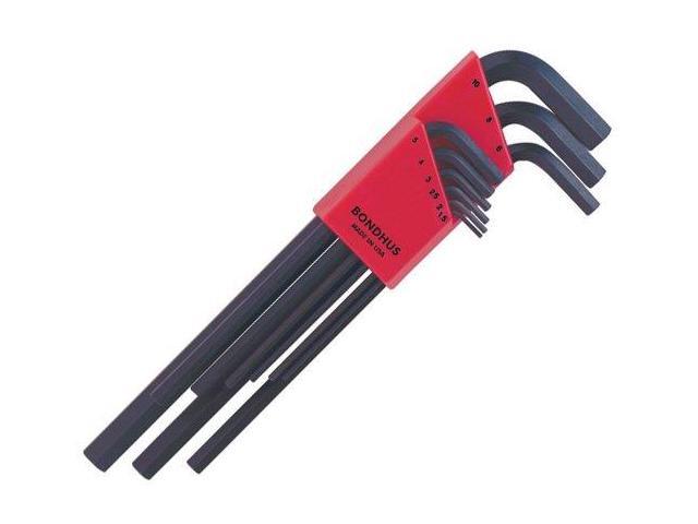 Bondhus 116-12199 Hlx Metric Chamfered L-Wrench Set 9Mm 1.5
