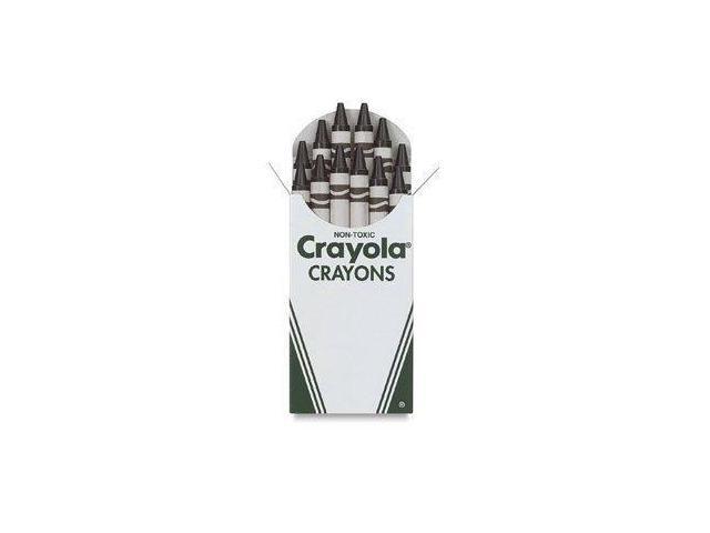 Crayola Regular Crayon Single Color Refill Pack - Black-12 count 52-0836-051