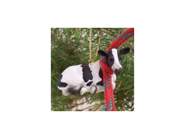 Holstein Cow Christmas Ornament CW79
