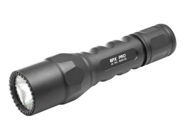 SureFire 6PX Pro Lightweight High Performance Dual Output LED Flashlight, Black