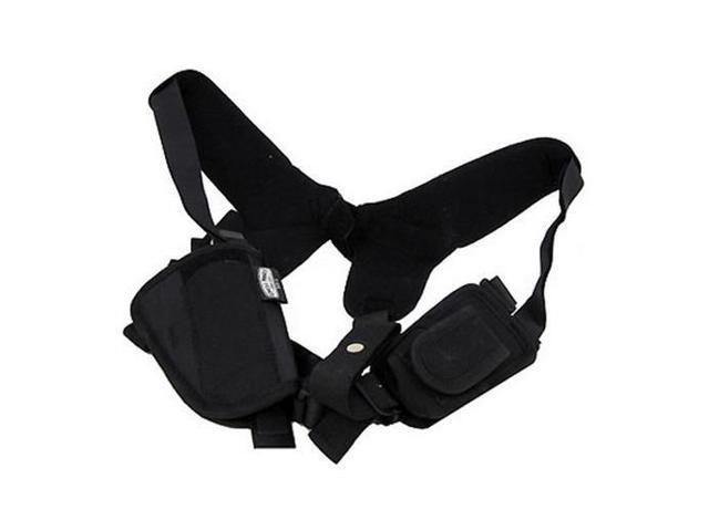 Uncle Mike's 7715 Horizontal ProPak Shoulder Holster Ambi Fit 4.5'Barrel/LG Auto