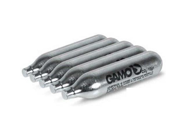 Gamo 621247054 Airgun CO2 12 Gram Cylinders Industry Standard Cartridge (5 Pack)