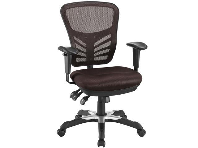 Articulate Mesh Office Chair in Brown