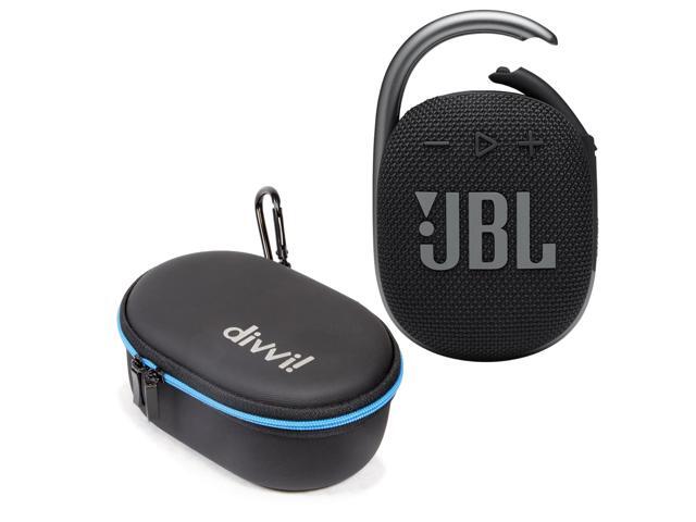 JBL Clip 4 Bluetooth Speaker and divvi Case Kit - Black