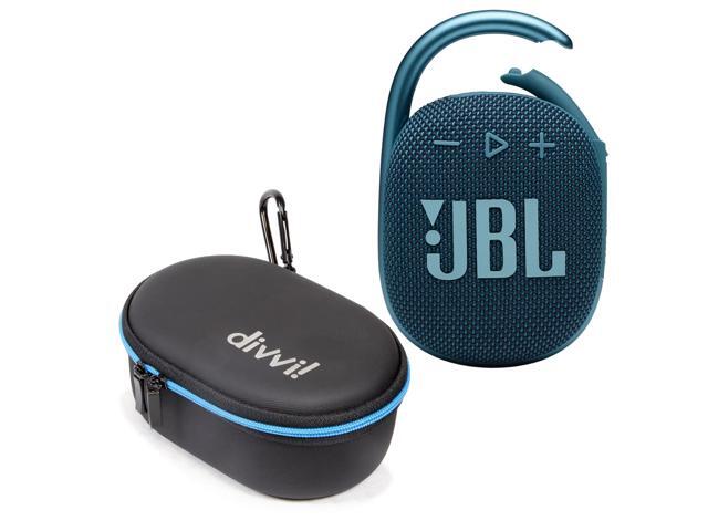 JBL Clip 4 Bluetooth Speaker and divvi Case Kit - Blue