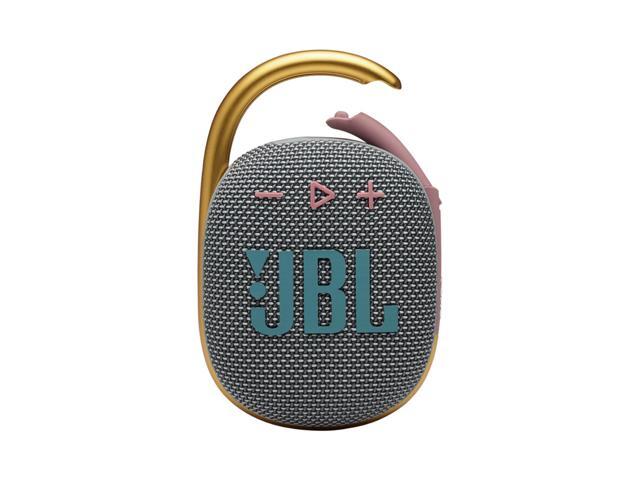 JBL Clip 4 Bluetooth Speaker and divvi Case Kit - Gray