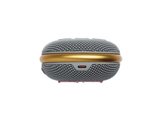 JBL Clip 4 Bluetooth Speaker and divvi Case Kit - Gray