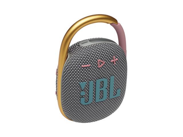 JBL Clip 4 Bluetooth Speaker and divvi Case Kit - Gray