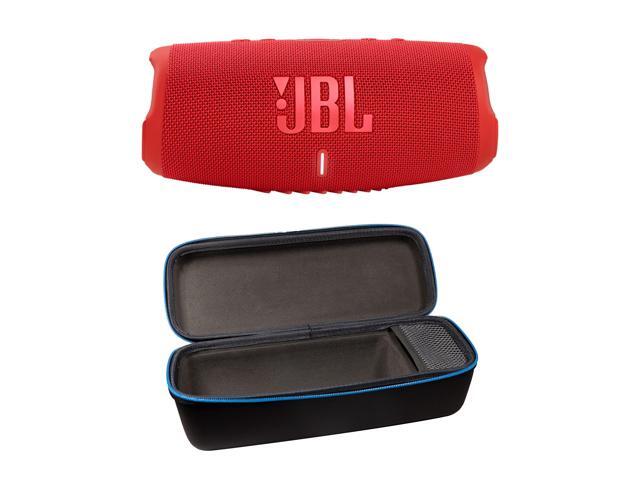 JBL Charge 5 Red Bluetooth Speaker & divvi Hardshell Case Kit