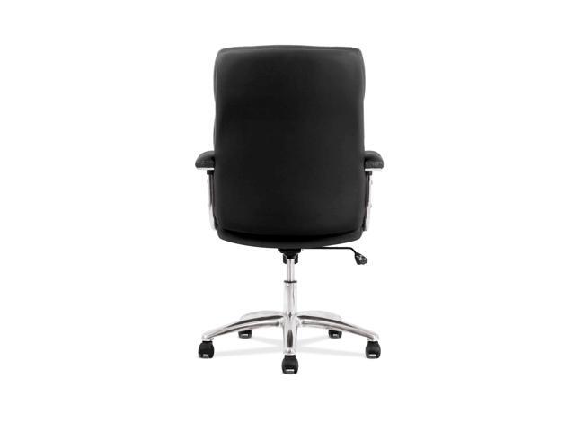 HON Company Traction High-Back Executive Chair 250lb cap. Blk Polished