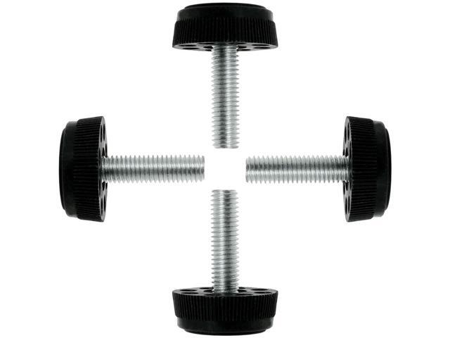 M8 x 28 x 30mm Leveling Feet Adjustable Leveler Protector for Table Leg 4pcs