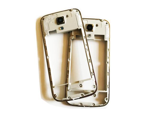 Middle Chassis Plate Bezel Housing Frame Bezel Housing With Power Volume Button For Samsung Galaxy S4 Mini I9192