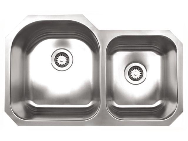 Photos - Kitchen Sink Noah's 31.88 in. Double Bowl Undermount Sink IVG-WHNDBU3220