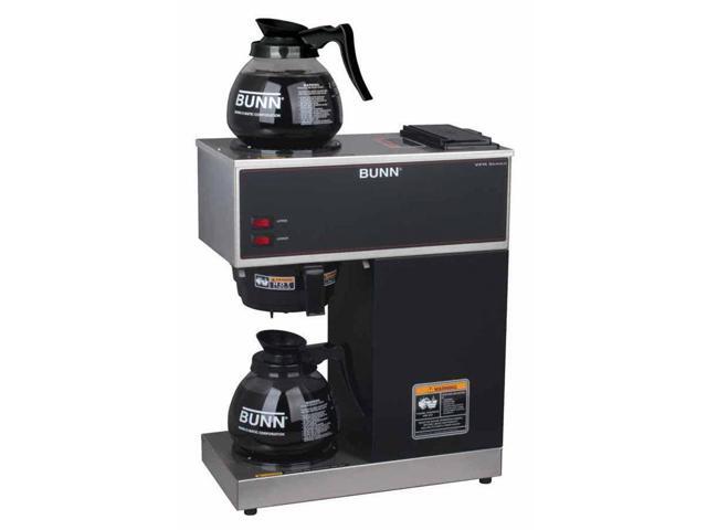 12-Cup Pourover Commercial Coffee Brewer in Black