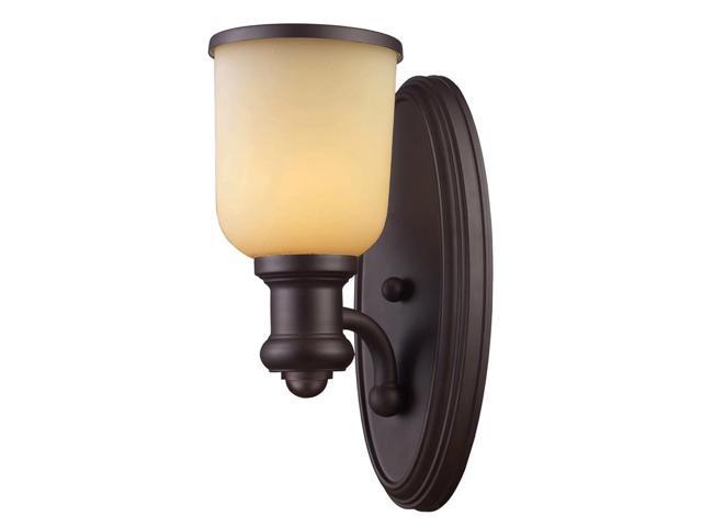 Photos - Chandelier / Lamp Brooksdale 1-Light Sconce In OiLED Bronze - LED Offering Up To 800 Lumens