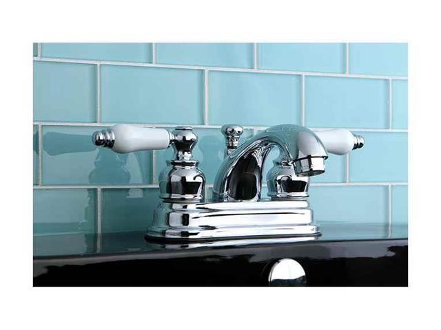 Photos - Other Power Tools Kingston Brass KB2601PL Two Handle 4 in. Centerset Lavatory Faucet with Re 