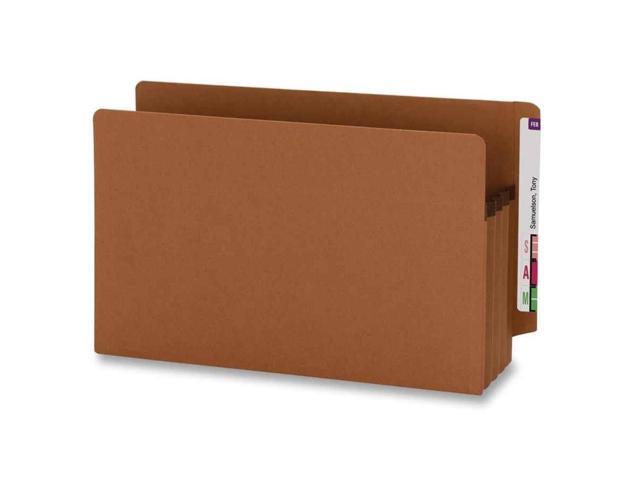Smead Manufacturing Company SMD73611 Pocket- End Tab- Recycled- 3-.50in. Exp- Lgl- Redrope