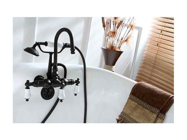 Kingston Brass Cc9T5 Clawfoot Tub Filler With Hand Shower - Oil Rubbed Bronze Finish