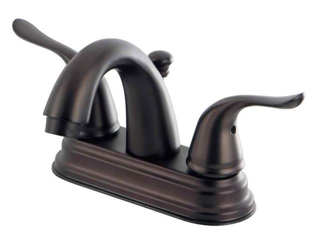 Photos - Tap Kingston Brass 4 in. Centerset Two Handle Lavatory Faucet KB5615YL 