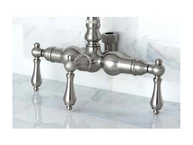 Kingston Brass ABT200-8 Goose Neck Faucet with Back Outlet & Diverter