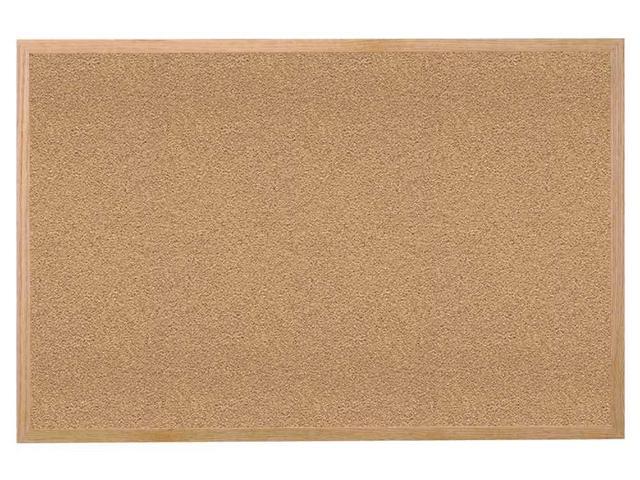 GHENT 1423-1 Cork Bulletin Board, Natural, Indoors