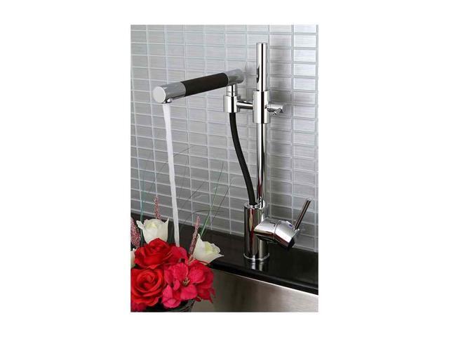 Kingston Brass KS8981DKL Single Handle Cusinxel Kitchen Faucet