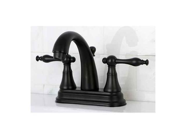 Photos - Other sanitary accessories Kingston Brass KS7615NL Two Handle 4 in. Centerset Lavatory Faucet with Br 