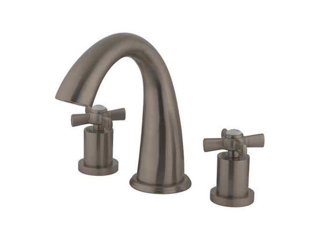 Kingston Brass KS2368ZX Millennium Roman Tub Filler, Satin Nickel