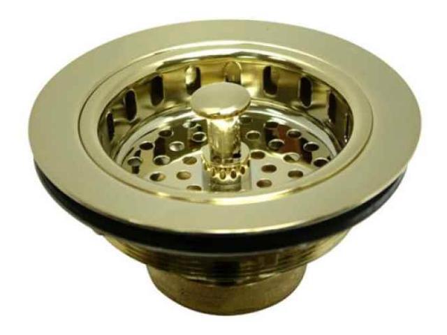 Kingston Brass KBS1002 Kitchen Sink Strainer - Polished Brass