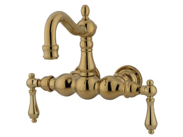 Photos - Other sanitary accessories Kingston Brass HERITAGE LEG TUB FILLER, PVD 3-3/8-Polished Brass Finish CC1001T2 