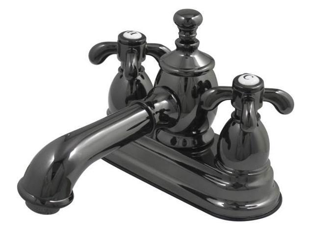 Photos - Other sanitary accessories Kingston Brass NS7000TX Water Onyx 4 inch centerset lavatory faucet with c 