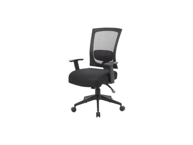 Boss B6716-SS-BK Mesh Back 3 paddle Task Chair with Seat Slider, 25' x 26' x 38', Mesh - Black