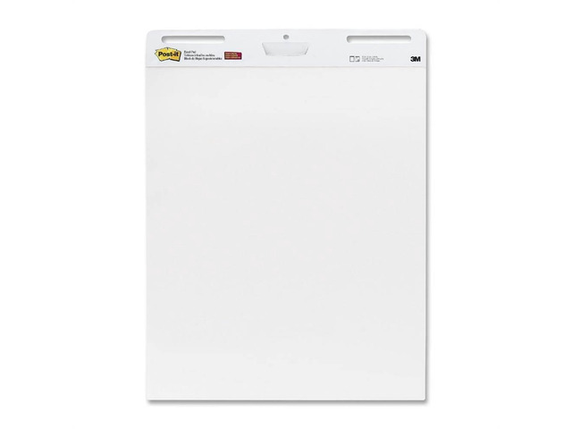 Post-it 559 Easel Pads Self-Stick Easel Pads, 25 x 30, White, 2 30-Sheet Pads/Carton