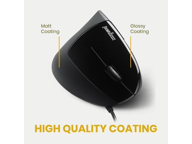 Perixx PERIMICE-513N Wired USB Ergonomic Vertical Mouse 1000/1600 DPI 6 Button Design