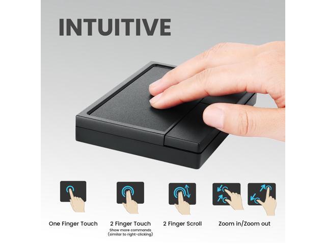 Perixx PERIPAD-704 Wireless Touchpad with Large Tracking Surface and Multigesture Control