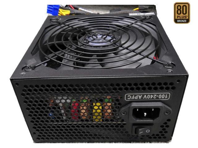 TOPOWER TOP-600D 600W EPS12V / ATX12V SLI Ready CrossFire Ready 80 PLUS BRONZE Certified Active PFC Power Supply