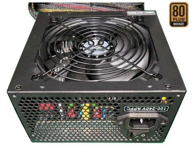 TOPOWER TOP-500D 500W EPS12V / ATX12V SLI Ready CrossFire Ready 80 PLUS BRONZE Certified Active PFC Power Supply