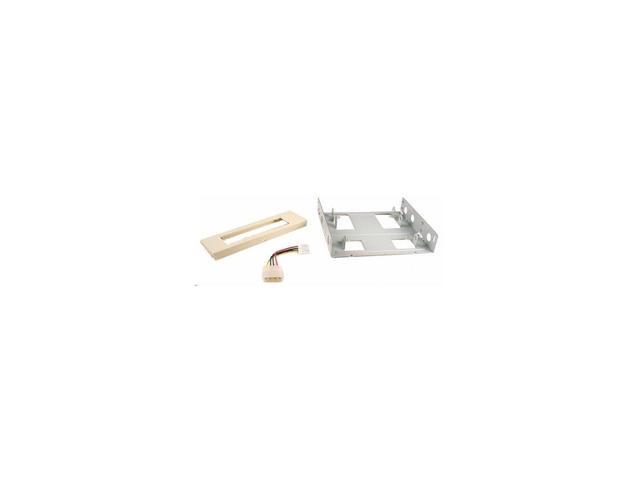 3.5' FDD/HDD/SSD Mounting Kit Bracket For 5.25' Bay (Beige)