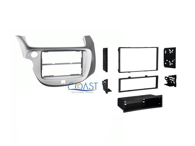 Metra - Dash Kit for Select 2009-2013 Honda Fit DIN - Silver