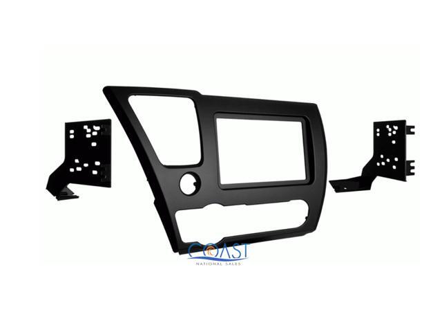 Metra - Dash Kit for Select 2013-2015 Honda Civic DDIN - Matte Black