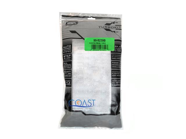 Metra - Dash Kit for Select 2012-2014 Toyota Prius DIN - Black - image 2