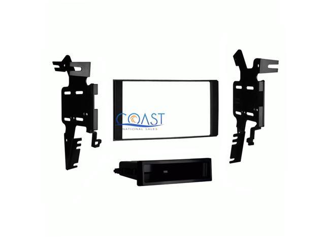 Metra - Dash Kit for Select 2013-2021 Nissan Frontier DIN DDIN - Black - image 2