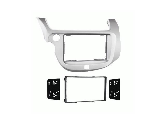 Metra - Dash Kit for Select 2009-2013 Honda Fit DDIN - Silver - image 4