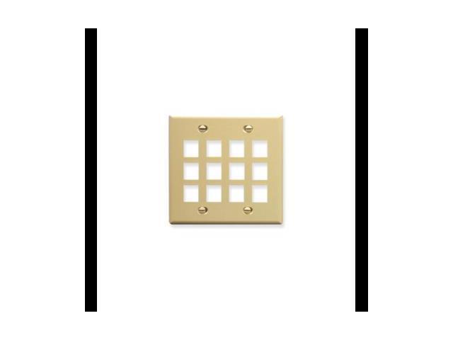 ICC FACE-12-IV IC107F12IV - 12PORT FACE - IVORY