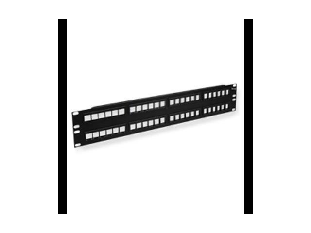 PATCH PANEL- BLANK- HD- 48-PORT- 2 RMS